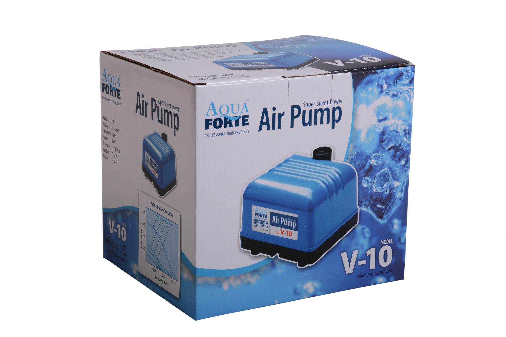 AquaForte Air Pump HIFlow V10 AquaForte Reliable and Innovative (Swimming) Pond Products