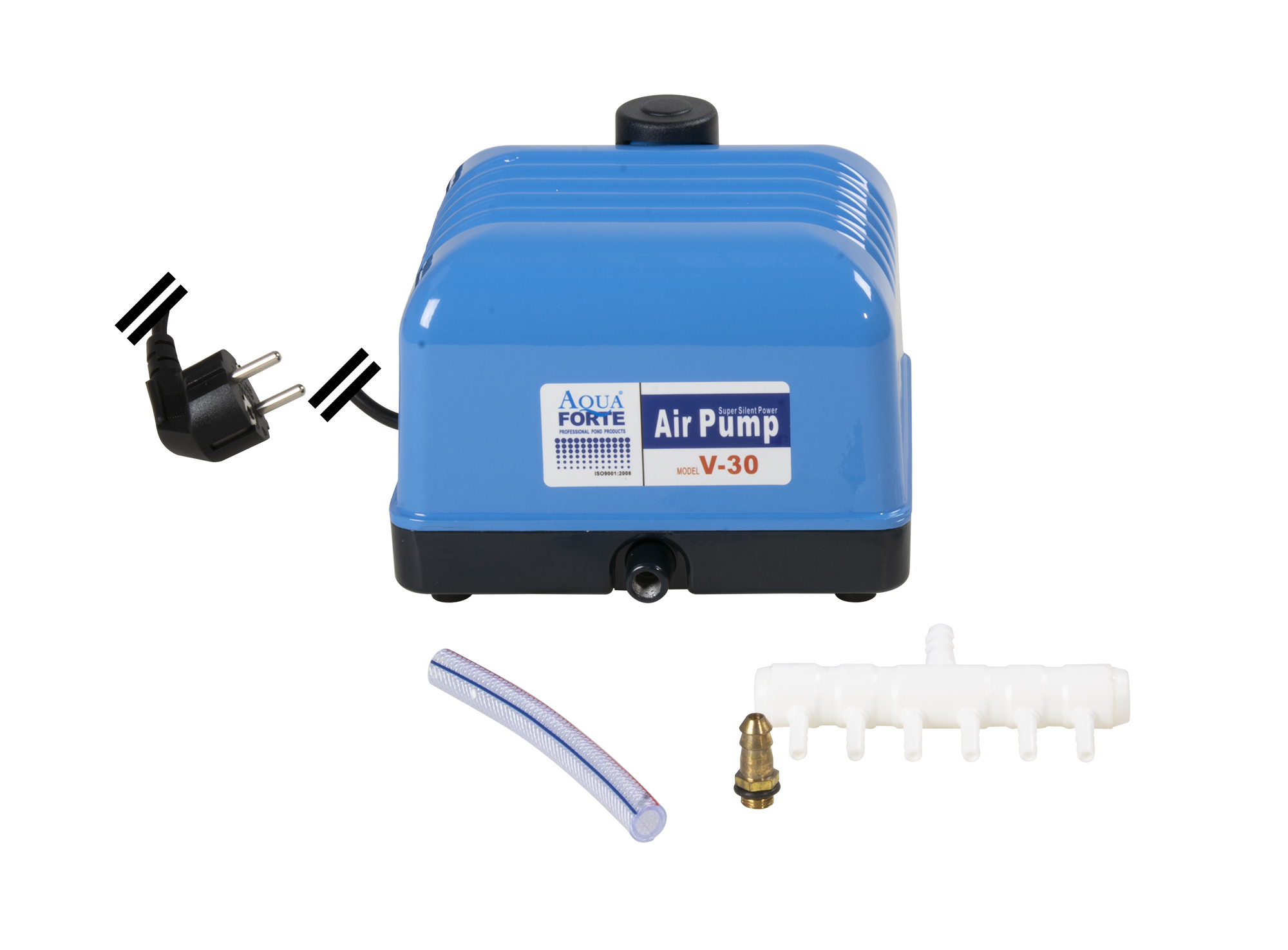 AquaForte Air Pump HI-Flow V-30 - AquaForte Reliable and Innovative  (Swimming) Pond Products